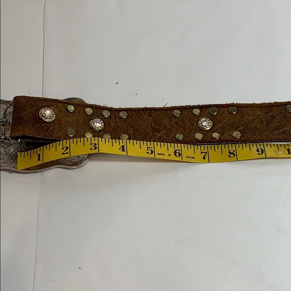 Michelle Monroe Rhinestone Hobo Cross Belt - Picture 5 of 8